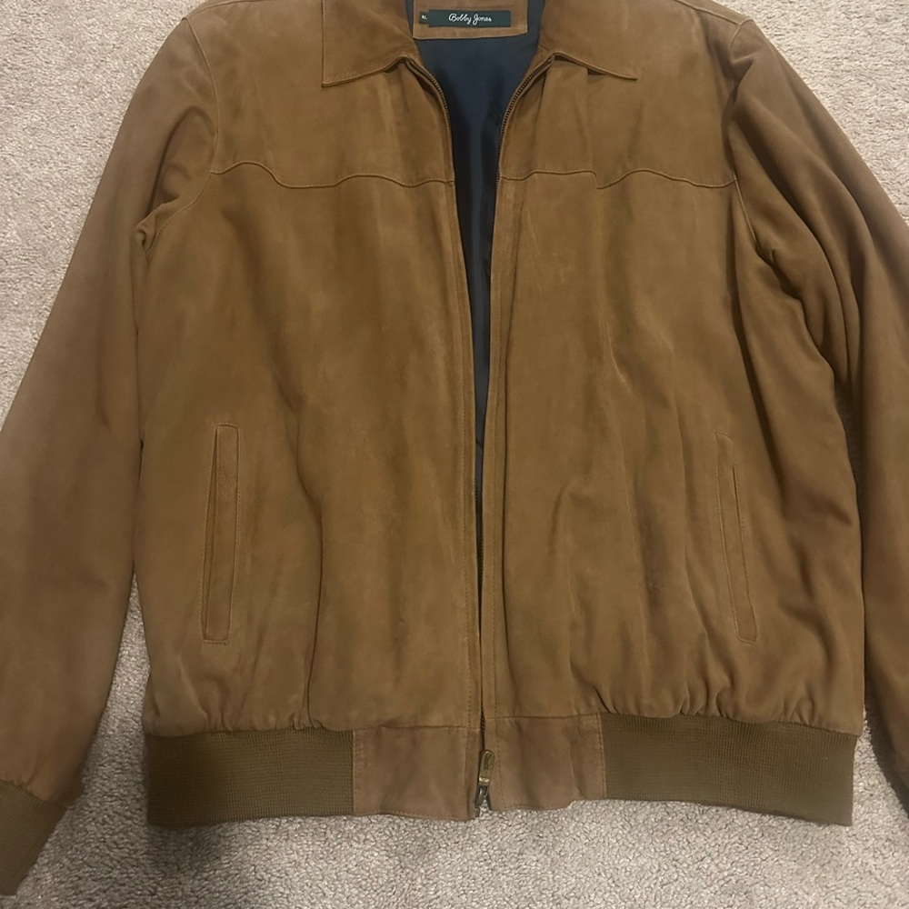 Bobby Jones Men’s Leather Suede Jacket Size XL